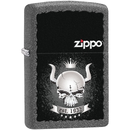 Zippo 2015 Zippo Iron Stone Skull 1932 ZIP-28660